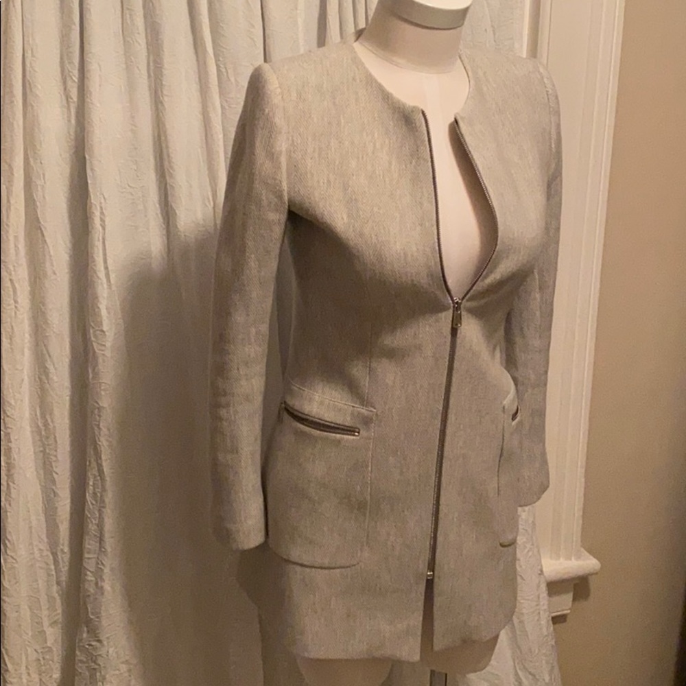Zara zip up blazer